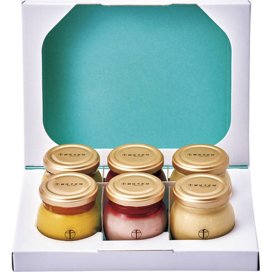 銀座千疋屋 銀座プリン詰合せ 6個 PGS-411(送料無料/沖縄・離島は配送不可)